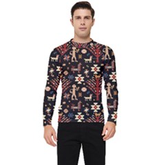 Carpet-symbols Men s Long Sleeve Rash Guard by Gohar