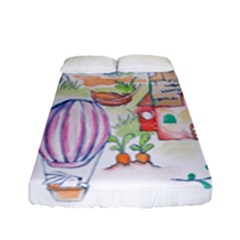 Easter Village  Fitted Sheet (full/ Double Size) by ConteMonfrey