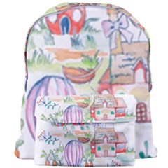 Easter Village  Giant Full Print Backpack by ConteMonfrey