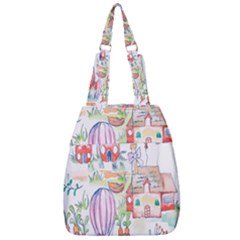 Easter Village  Center Zip Backpack by ConteMonfrey