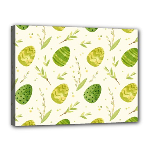 Easter Green Eggs  Canvas 16  X 12  (stretched) by ConteMonfrey