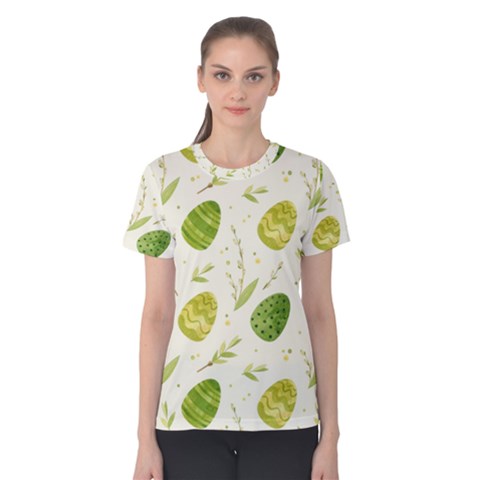 Easter Green Eggs  Women s Cotton Tee by ConteMonfrey
