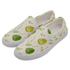 Easter Green Eggs  Men s Canvas Slip Ons by ConteMonfrey