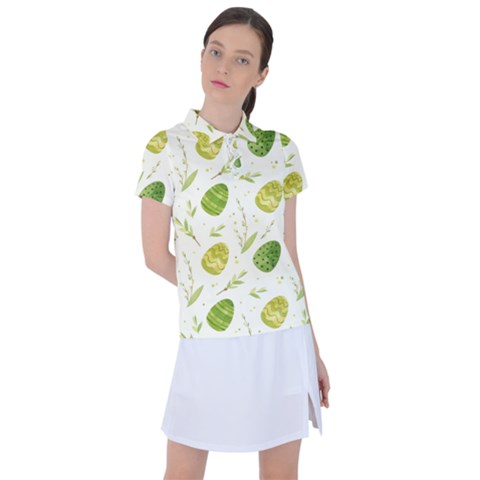 Easter Green Eggs  Women s Polo Tee by ConteMonfrey