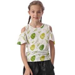 Easter Green Eggs  Kids  Butterfly Cutout Tee by ConteMonfrey