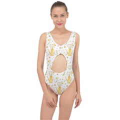 Easter Garden   Center Cut Out Swimsuit