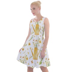 Easter Garden   Knee Length Skater Dress by ConteMonfrey