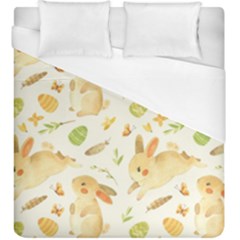 Cute Rabbits - Easter Spirit  Duvet Cover (king Size) by ConteMonfrey