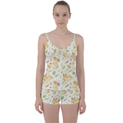 Cute Rabbits - Easter Spirit  Tie Front Two Piece Tankini by ConteMonfrey