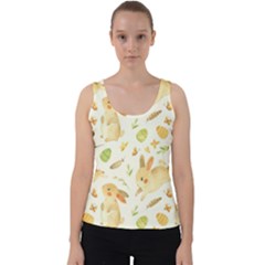 Cute Rabbits - Easter Spirit  Velvet Tank Top by ConteMonfrey