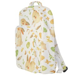 Cute Rabbits - Easter Spirit  Double Compartment Backpack by ConteMonfrey