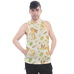 Cute Rabbits - Easter Spirit  Men s Sleeveless Hoodie by ConteMonfrey