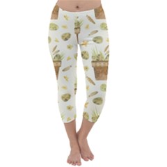 Plant Pot Easter Capri Winter Leggings  by ConteMonfrey