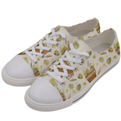 Plant Pot Easter Women s Low Top Canvas Sneakers by ConteMonfrey