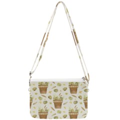 Plant Pot Easter Double Gusset Crossbody Bag by ConteMonfrey