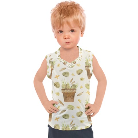 Plant Pot Easter Kids  Sport Tank Top by ConteMonfrey