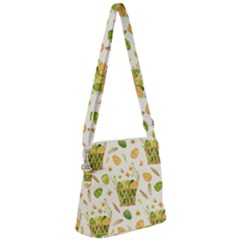 Easter Eggs   Zipper Messenger Bag by ConteMonfrey