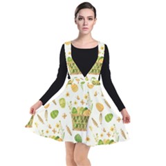 Easter Eggs   Plunge Pinafore Dress by ConteMonfrey