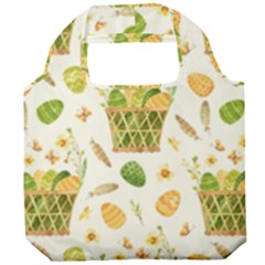 Easter Eggs   Foldable Grocery Recycle Bag by ConteMonfrey