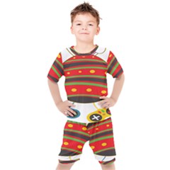 Game Lover Easter - Two Joysticks Kids  Tee And Shorts Set by ConteMonfrey