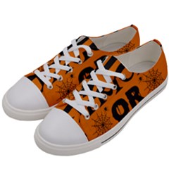 Trick Or Treat Women s Low Top Canvas Sneakers by ConteMonfrey