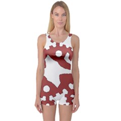 IM Fourth Dimension INSTAFOREX One Piece Boyleg Swimsuit