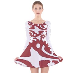 IM Fourth Dimension INSTAFOREX Long Sleeve Velvet Skater Dress