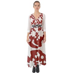 IM Fourth Dimension INSTAFOREX Button Up Boho Maxi Dress