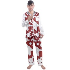 IM Fourth Dimension INSTAFOREX Men s Long Sleeve Satin Pajamas Set