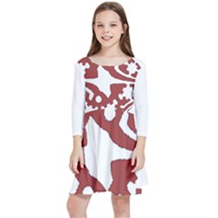 IM Fourth Dimension INSTAFOREX Kids  Quarter Sleeve Skater Dress