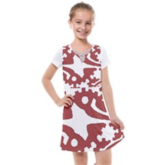 IM Fourth Dimension INSTAFOREX Kids  Cross Web Dress