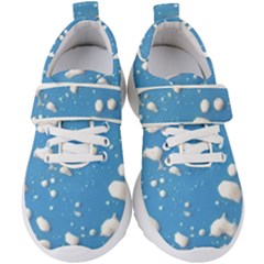 Ice Cream Bubbles Texture Kids  Velcro Strap Shoes