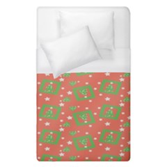 Christmas Textur Duvet Cover (single Size) by artworkshop