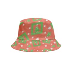 Christmas Textur Bucket Hat (kids) by artworkshop