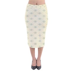 Christmas Textur 03 Velvet Midi Pencil Skirt by artworkshop