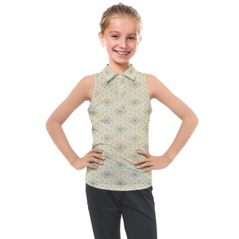 Christmas Textur 03 Kids  Sleeveless Polo Tee by artworkshop