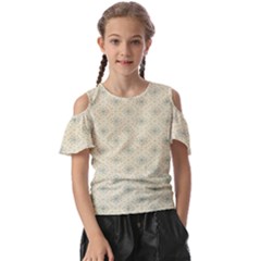 Christmas Textur 03 Kids  Butterfly Cutout Tee by artworkshop