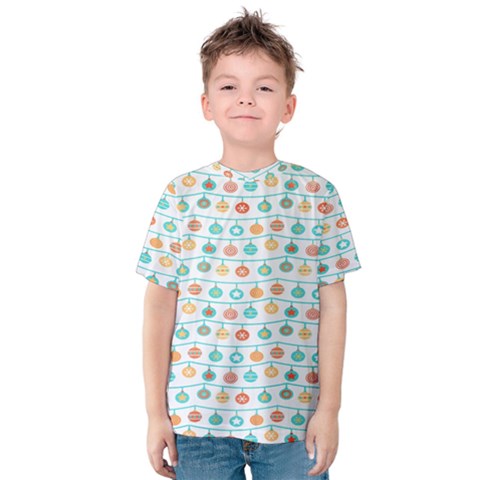 Christmas Textur 02 Kids  Cotton Tee by artworkshop