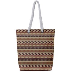 Christmas Textur 04 Full Print Rope Handle Tote (small) by artworkshop