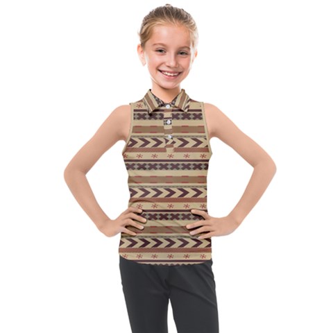 Christmas Textur 04 Kids  Sleeveless Polo Tee by artworkshop