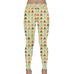 Christmas Textur 05 Classic Yoga Leggings by artworkshop