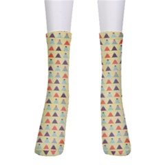 Christmas Textur 05 Crew Socks by artworkshop