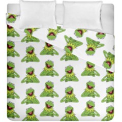 Kermit The Frog Duvet Cover Double Side (king Size) by Valentinaart