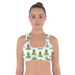 Kermit The Frog Cross Back Sports Bra by Valentinaart