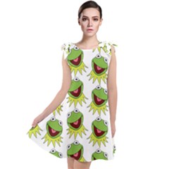 Kermit The Frog Tie Up Tunic Dress by Valentinaart