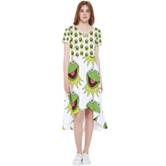 Kermit The Frog High Low Boho Dress by Valentinaart