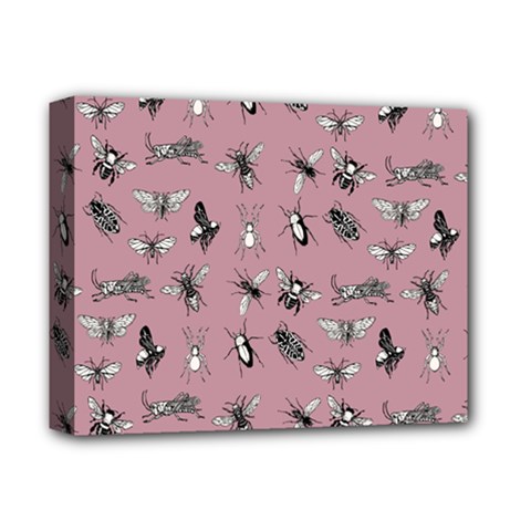 Insects pattern Deluxe Canvas 14  x 11  (Stretched)
