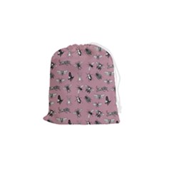 Insects pattern Drawstring Pouch (Small)