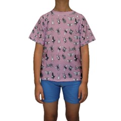 Insects pattern Kids  Short Sleeve Swimwear