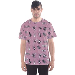 Insects pattern Men s Sport Mesh Tee